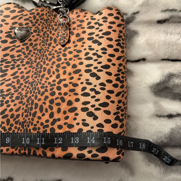 Betsey Johnson Tan and Black Animal Print Tote - Picture 7 of 7